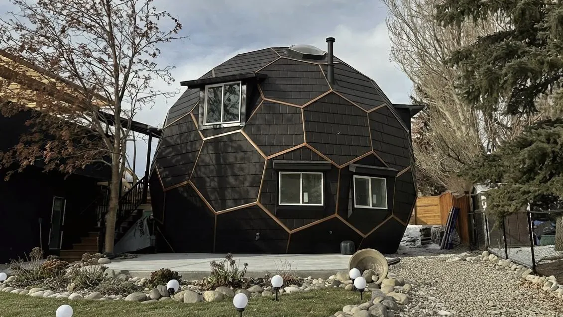 The dome from the front garden