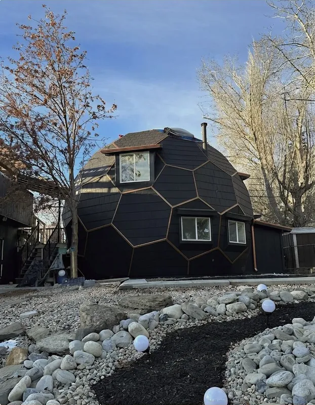 Geodesic dome in north Calgary