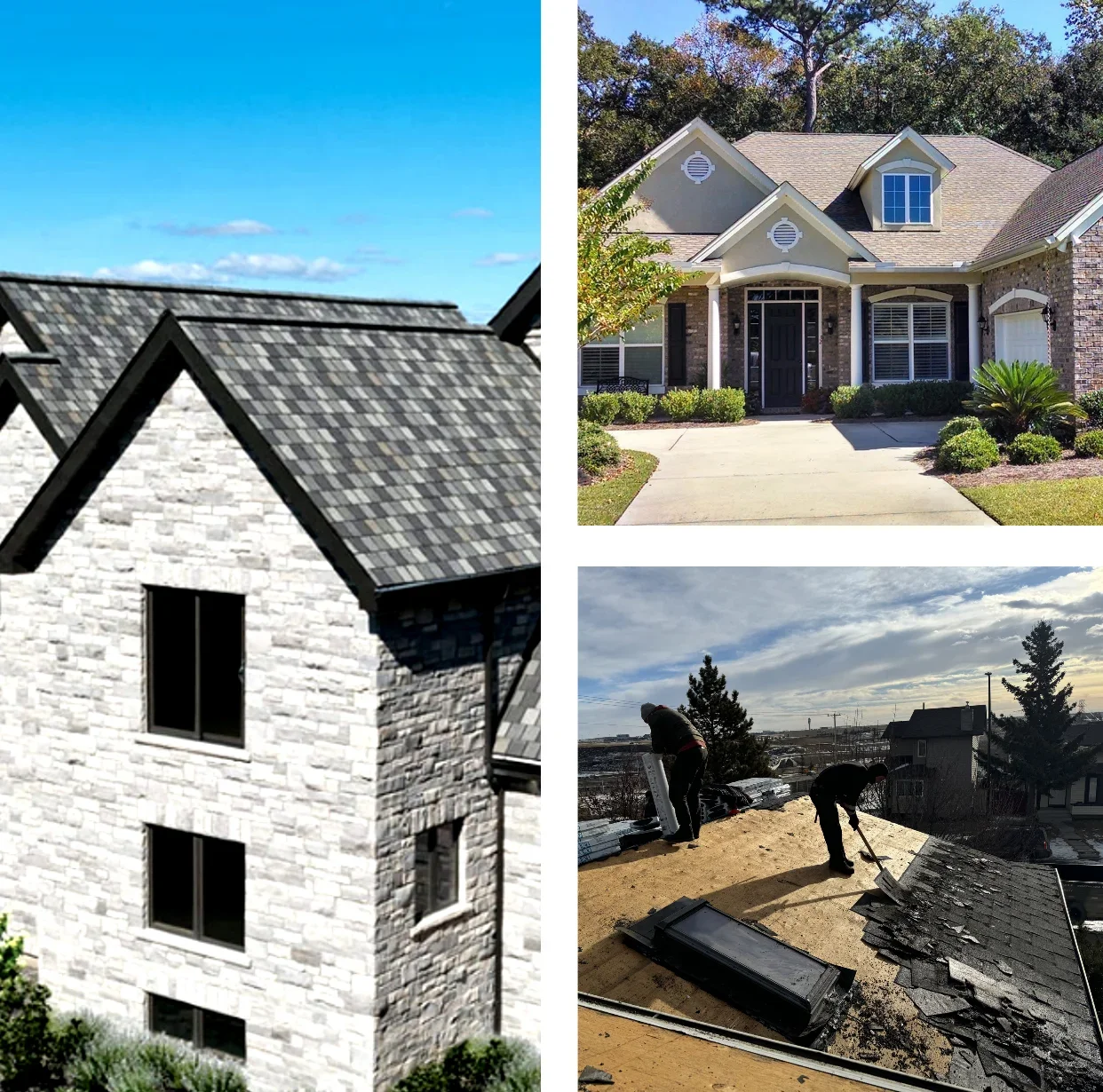 Asphalt shingles roof