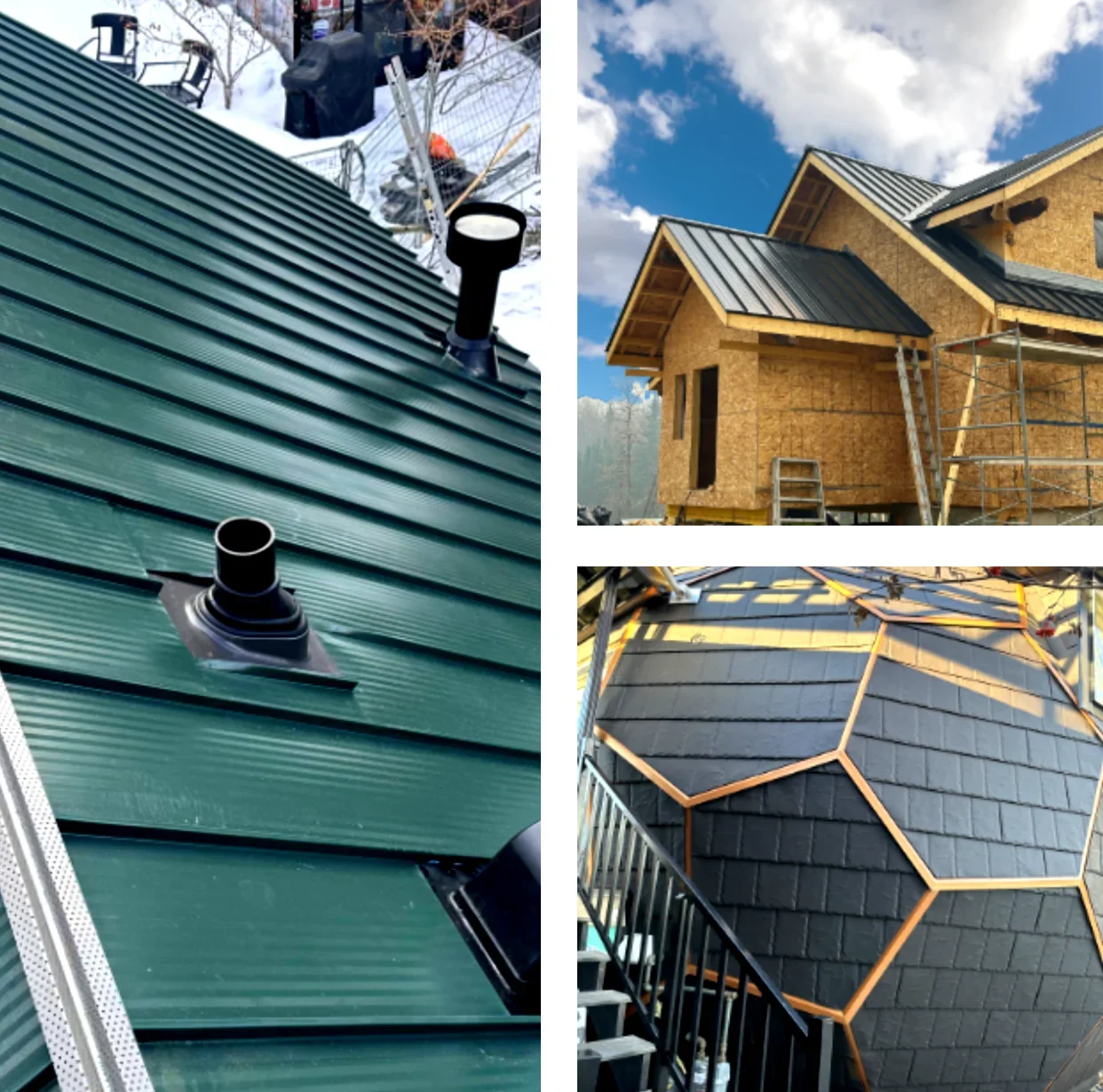 metal roofing Alberta, standing seam roof