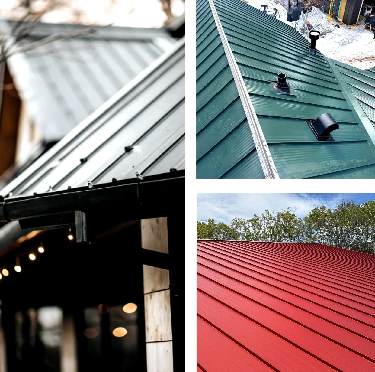 standing seam metal roofing