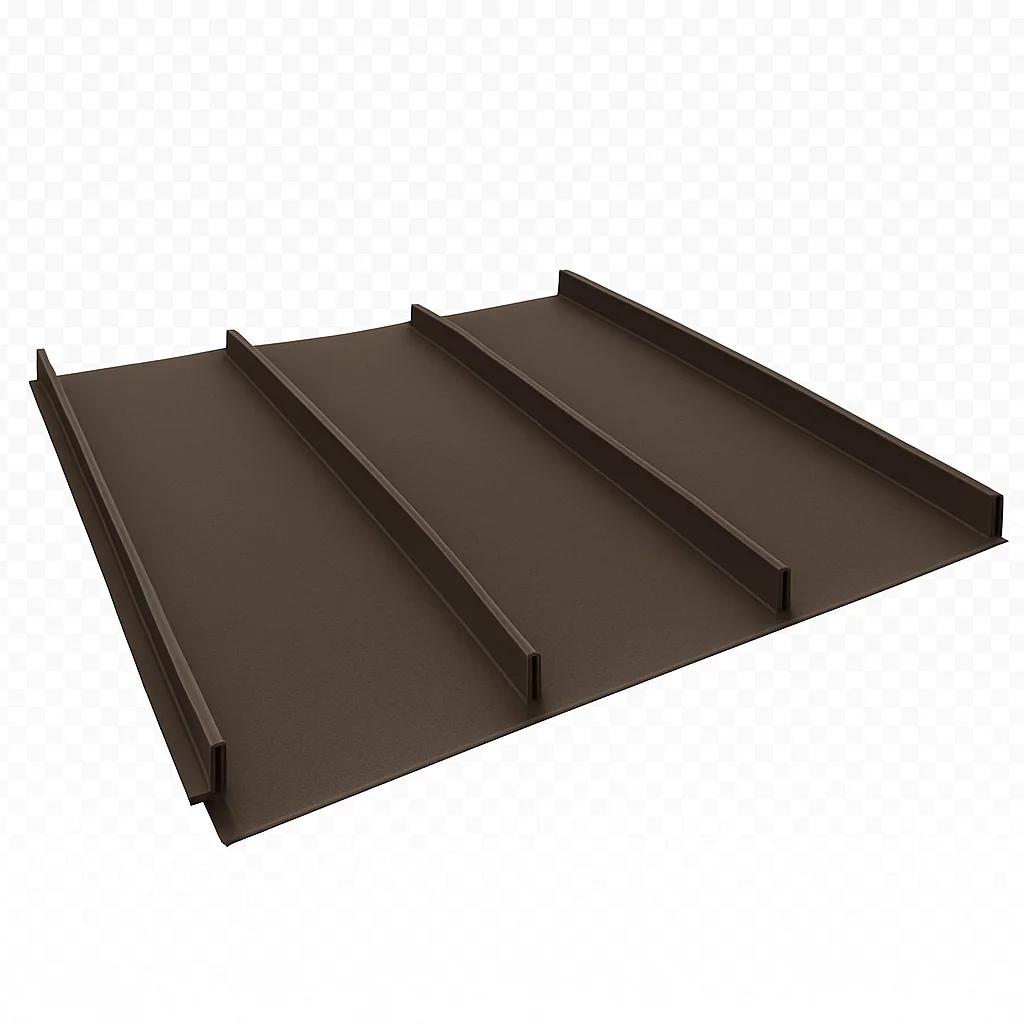 Burnished slate standing seam