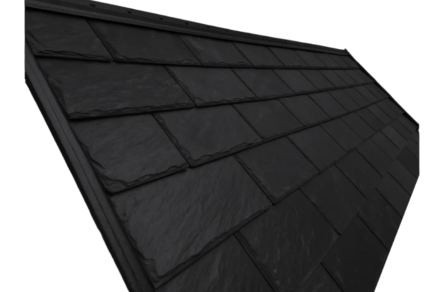 graphite grey metal shingles
