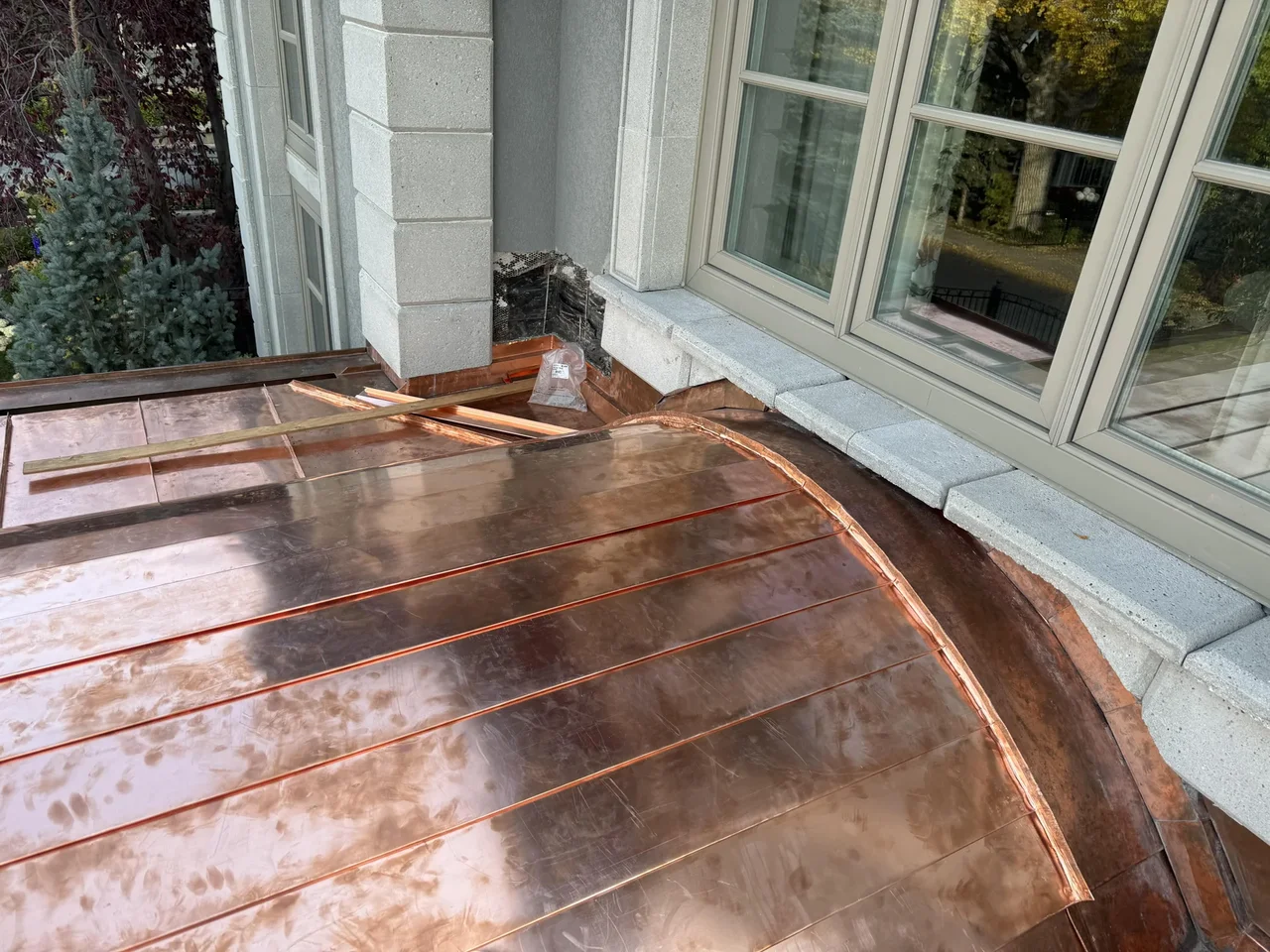 copper roof