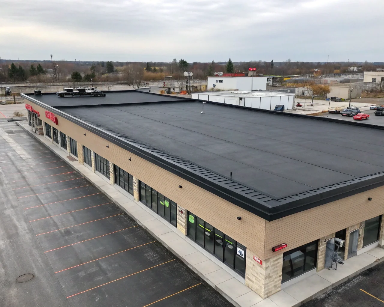 EPDM rubber roofing calgary