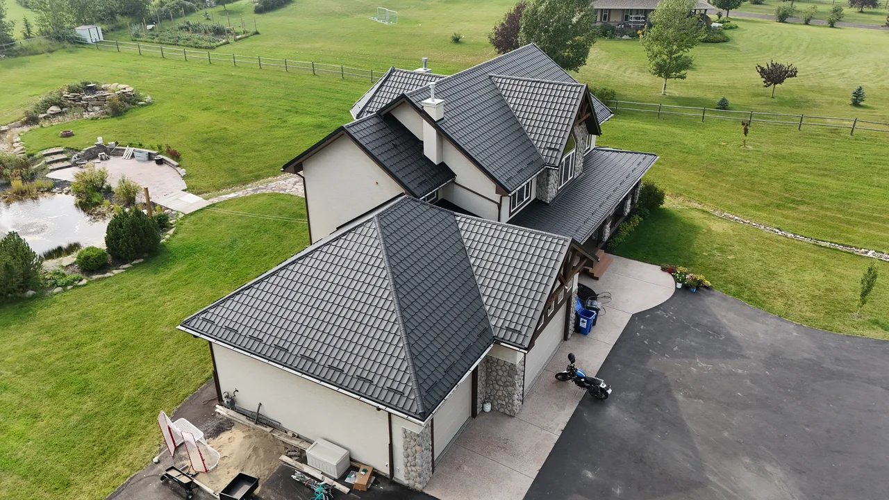 metal tiles roofing calgary