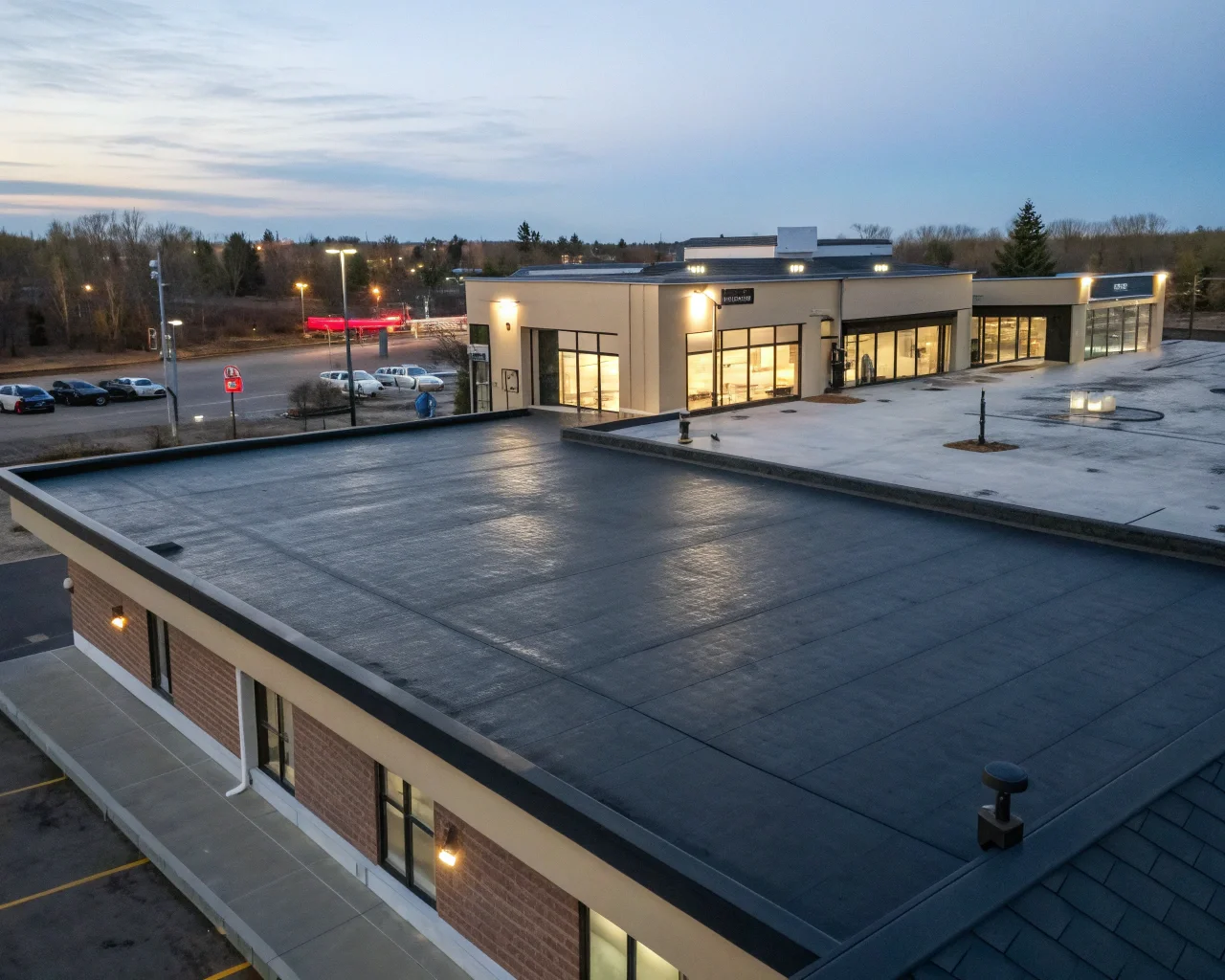 calgary flat roofing system