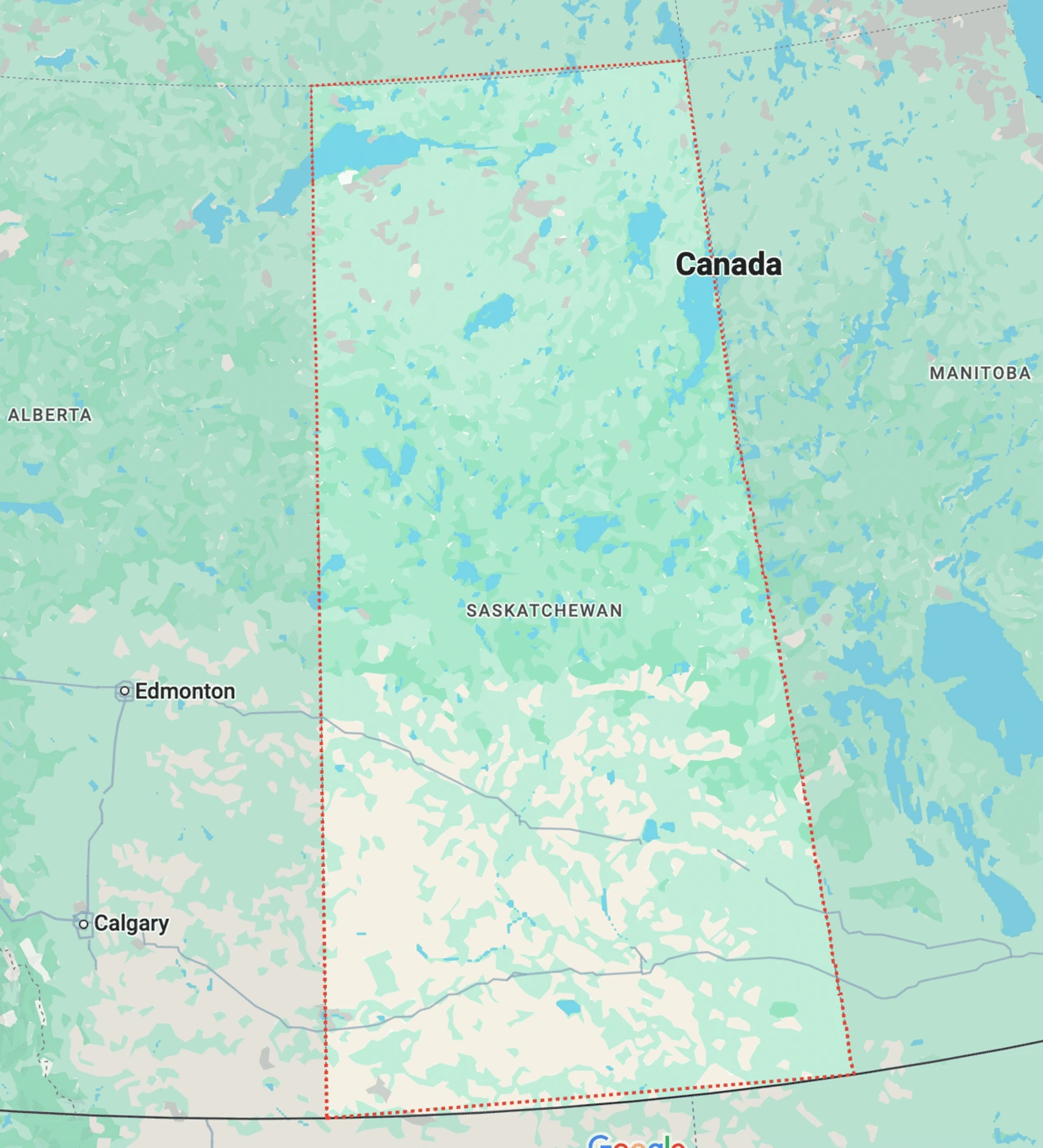 Saskatchewan Map Image
